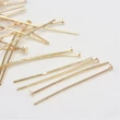 Kép 2/2 - 50db világos arany színű talpas szerelőpálca (42mm)