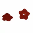 Kép 2/2 - 10db Piros színű harangvirág (13x7mm)