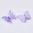 Kép 2/2 - Lila műanyag pillangó (11x9mm)