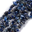 Kép 2/2 - Lapis lazuli ásvány chips/splitter szálban (3~16x3~8mm)/40cm