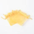 Kép 2/2 - Arany organza tasak (9x7cm)