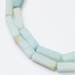 Kép 2/2 - Amazonit tégla ásványgyöngy szálban (13x4x4mm)/29db