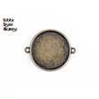 Kép 1/2 - Antikolt bronz színű kapcsolóelem (16mm)/2db
