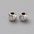 Kép 1/3 - 925 sterling ezüst gyöngy (3mm) /2db