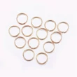 Kép 1/3 - 10db Arany színű nemesacél szimpla szerelőkarika (8mm) 24K arany bevonattal