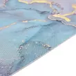 10db Márványos kék színű fülbevaló és nyaklánc tartó papír (9x6x0.04cm)