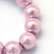 Kép 3/4 - 5 szál Halvány lila tekla üveggyöngy szálban (6mm)/725db