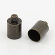 Kép 1/3 - 4db Antikolt bronz színű zsinórvég (10x6mm)