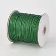 Sötétzöld színű viaszolt szál (2mm) /5 méter