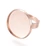 Rozé arany nemesacél tányéros gyűrűalap (20mm)