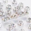 10db ezüst színű színjátszós strasszos köztes (8x4mm)