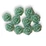 10db Menta színű műgyanta virág (10mm)