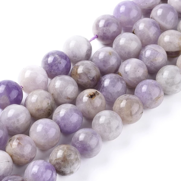 Levendula jade ásványgyöngy (8mm)/10db