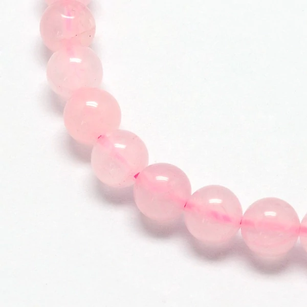 Rózsakvarc ásványgyöngy (10mm)/1db