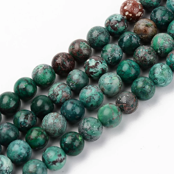 Amerikai Festett Türkiz ásványgyöngy (8mm)/10db