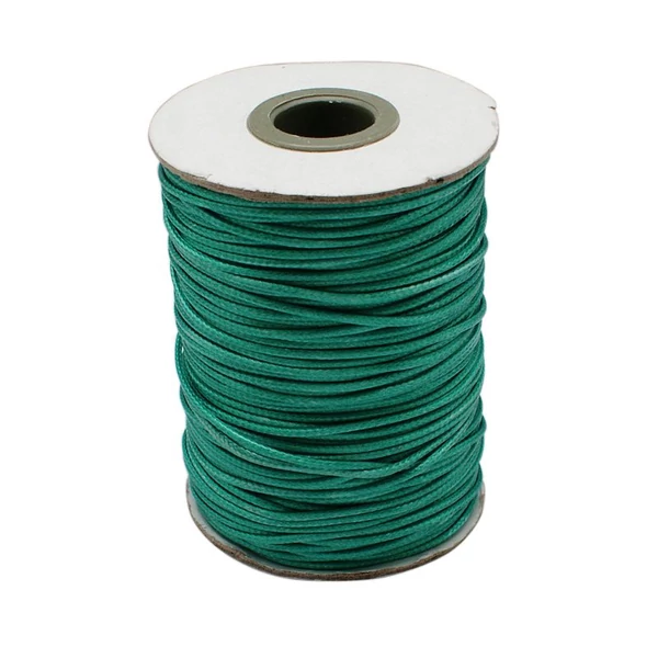 Kékeszöld viaszolt szál (1mm)