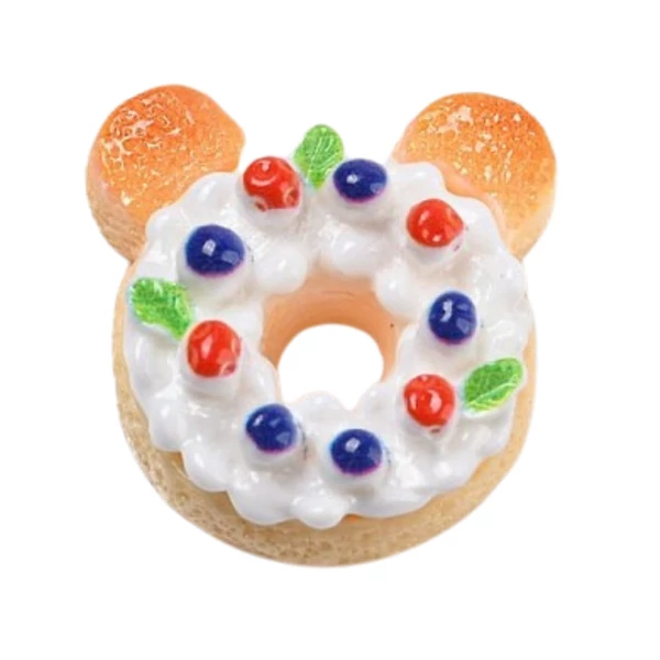 Macis fánk műgyanta kaboson  (25x25x10mm)