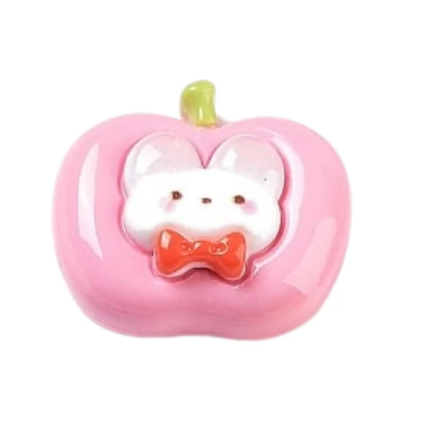 Nyuszi alma kaboson  (25x20x8mm)