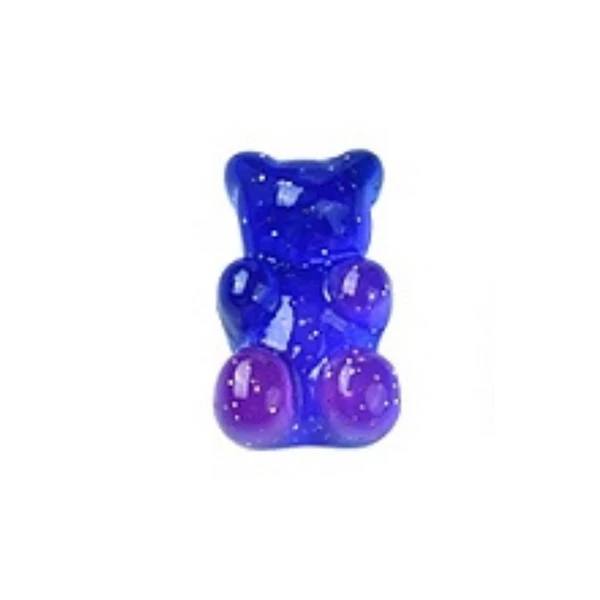 Gumimaci műgyanta kaboson  (18x11x8mm)