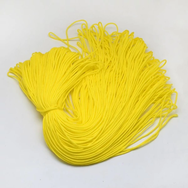 Sárga színű paracord zsinór (2mm) /5 méter