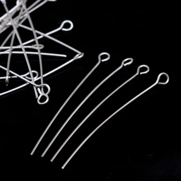 50db Antikolt ezüst színű szemes szerelőpálca (50mm)