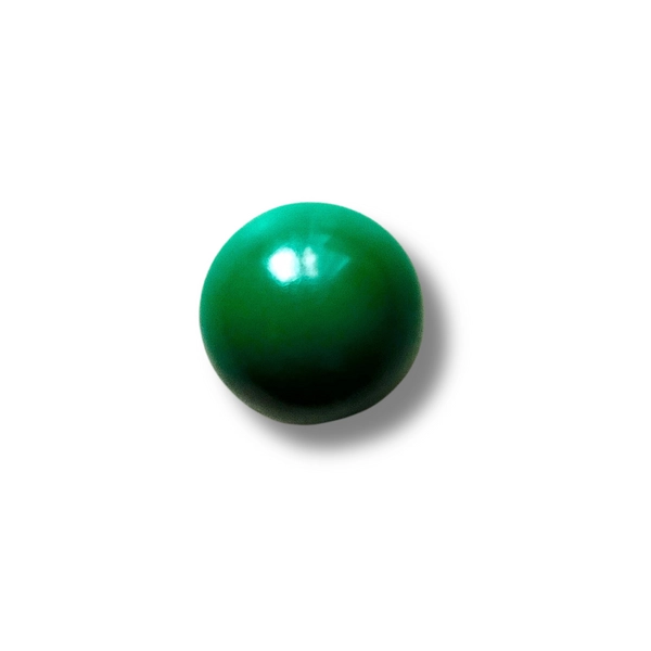 Angyalhívóba való csengő fűzöld színű golyó (12mm)