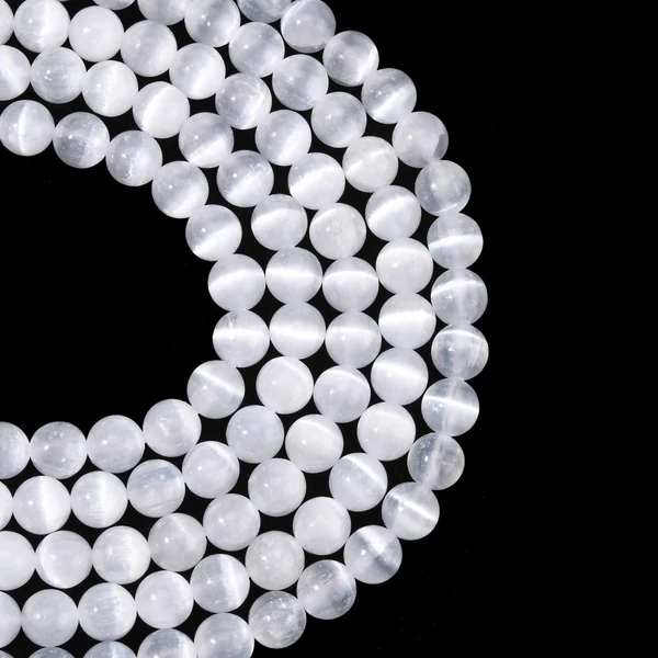 Szelenit ásványgyöngy (8mm)/10db