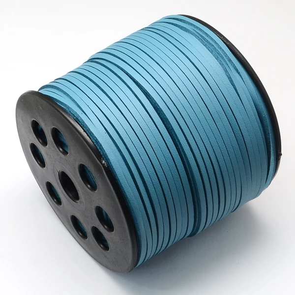 Világos kék hasított bőrszál (3mm)