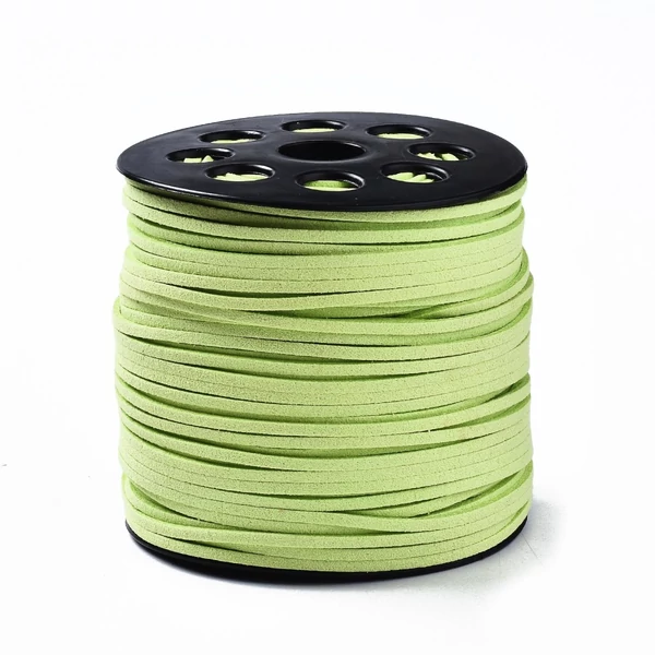 Halvány zöld bőrszál (3mm)