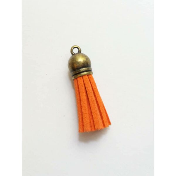 Narancs színű bőrbojt (38mm)