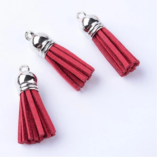 Piros színű bőrbojt (35mm)