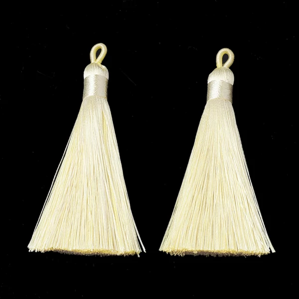 Pezsgő színű zsinórbojt (85mm)