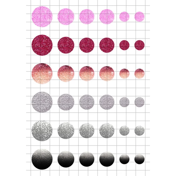 Glitter-4 Üveglencsés ékszerpapír több méret A5