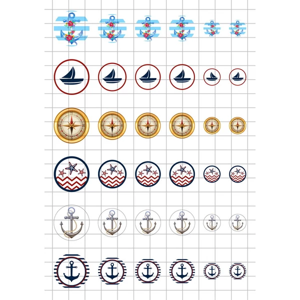 Matróz-3 Üveglencsés ékszerpapír több méret A5
