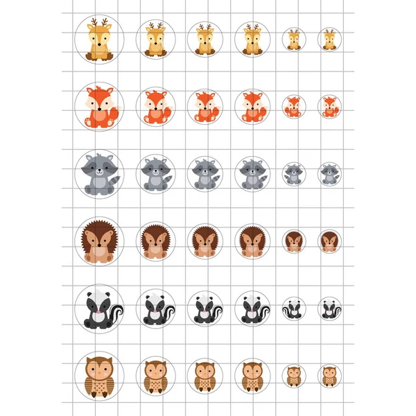 Woodland-3 Üveglencsés ékszerpapír több méret A5