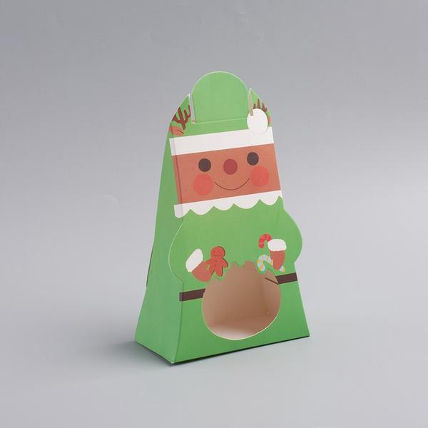 Karácsonyi papír cukorka tartó tasak (5,5x10,3x16,9cm)