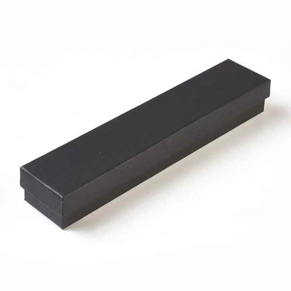 Fekete papír díszdoboz (21x4,5x3,1cm)