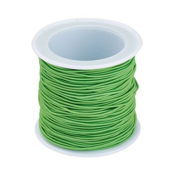 Világos zöld színű kalapgumi guriga/1mm (20m)