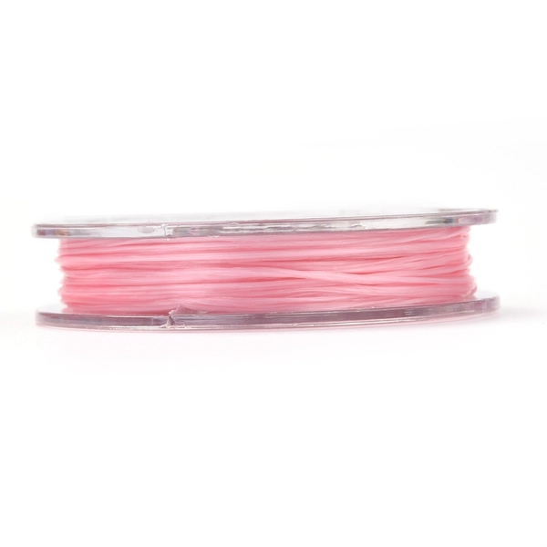 Rózsaszín színű elasztikus damil/0,8mm (10m)
