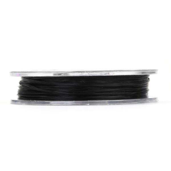 Fekete színű elasztikus damil/0,8mm (10m)