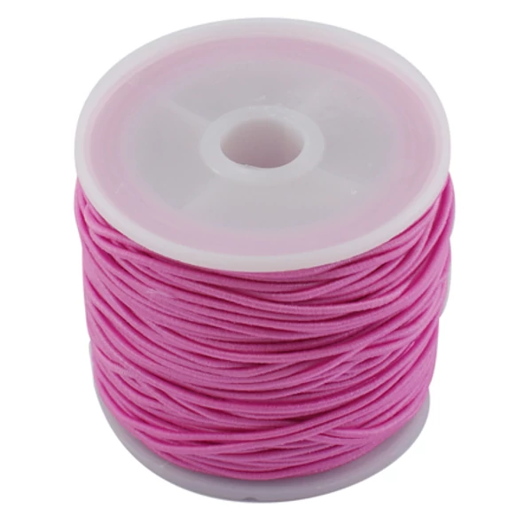 Pink színű kalapgumi guriga/1mm (20m)