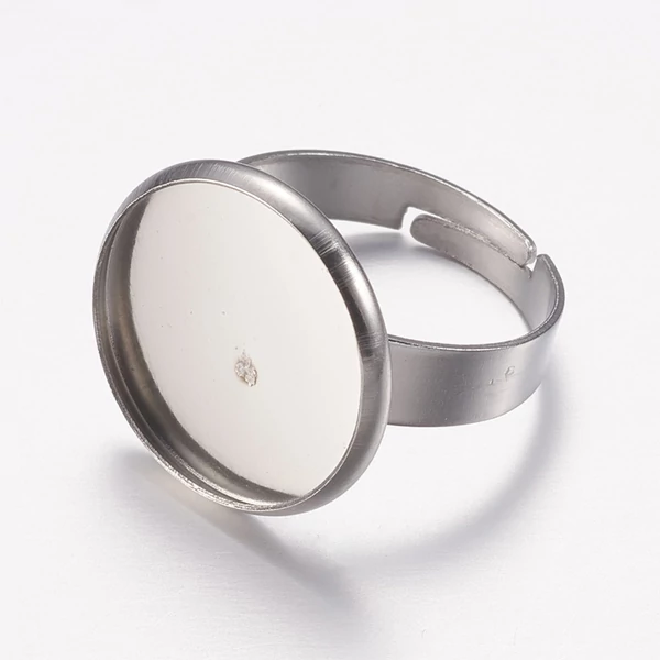 Nemesacél tányéros gyűrűalap (16mm)