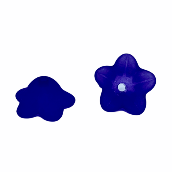 Sötét lila színű harangvirág (13x7mm)