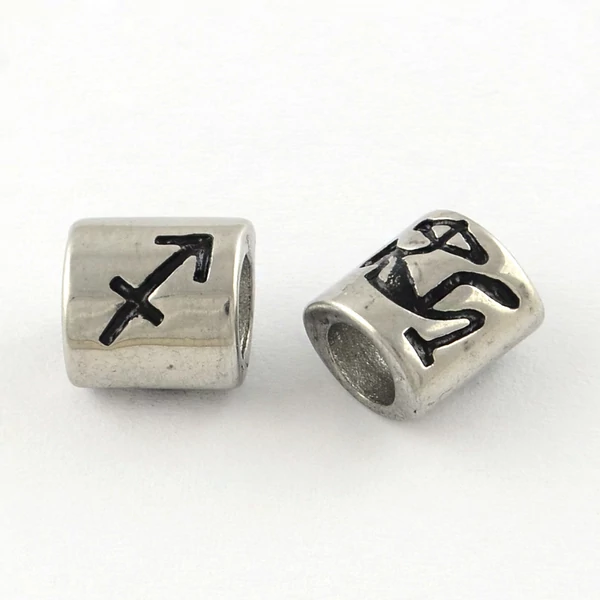 Horoszkópos 304 nemesacél gyöngy NYILAS