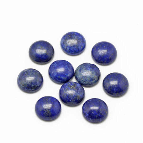 Festett lapis lazuli ásványkaboson (16mm)