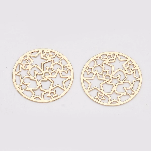Arany színű filigrán csillagos kapcsolóelem