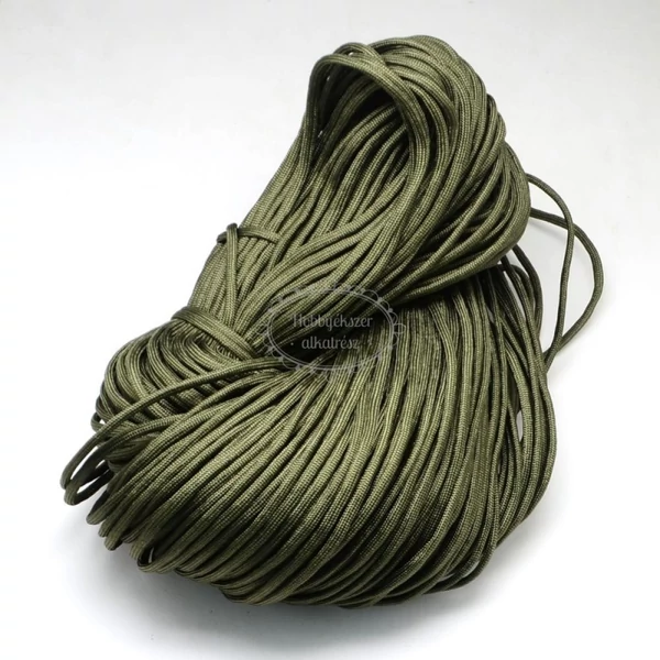 Khaki paracord zsinór (4mm) /3 méter