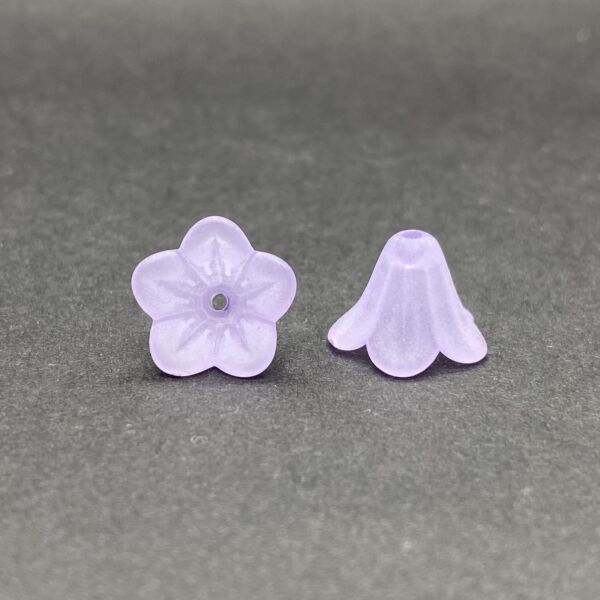 Halvány lila harangvirág (13x10mm)