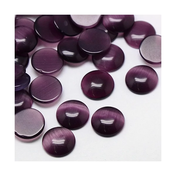 Lila macskaszem kaboson (10mm)