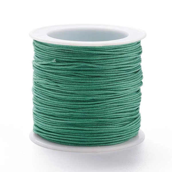Türkiz színű microcord zsinór (1mm) /90 méter